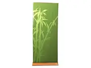 (Greenline-Rollup "Bambus flach" mit Bedruckung)